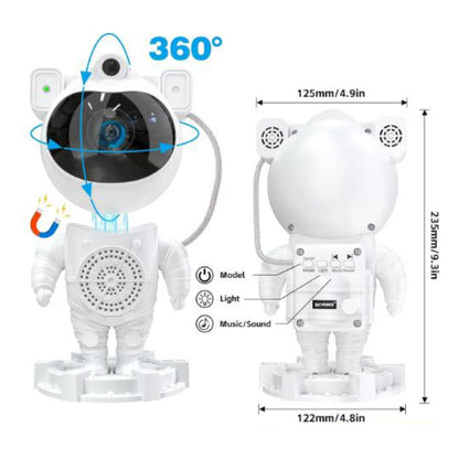 Proyector lampara Astronauta Bluetooth